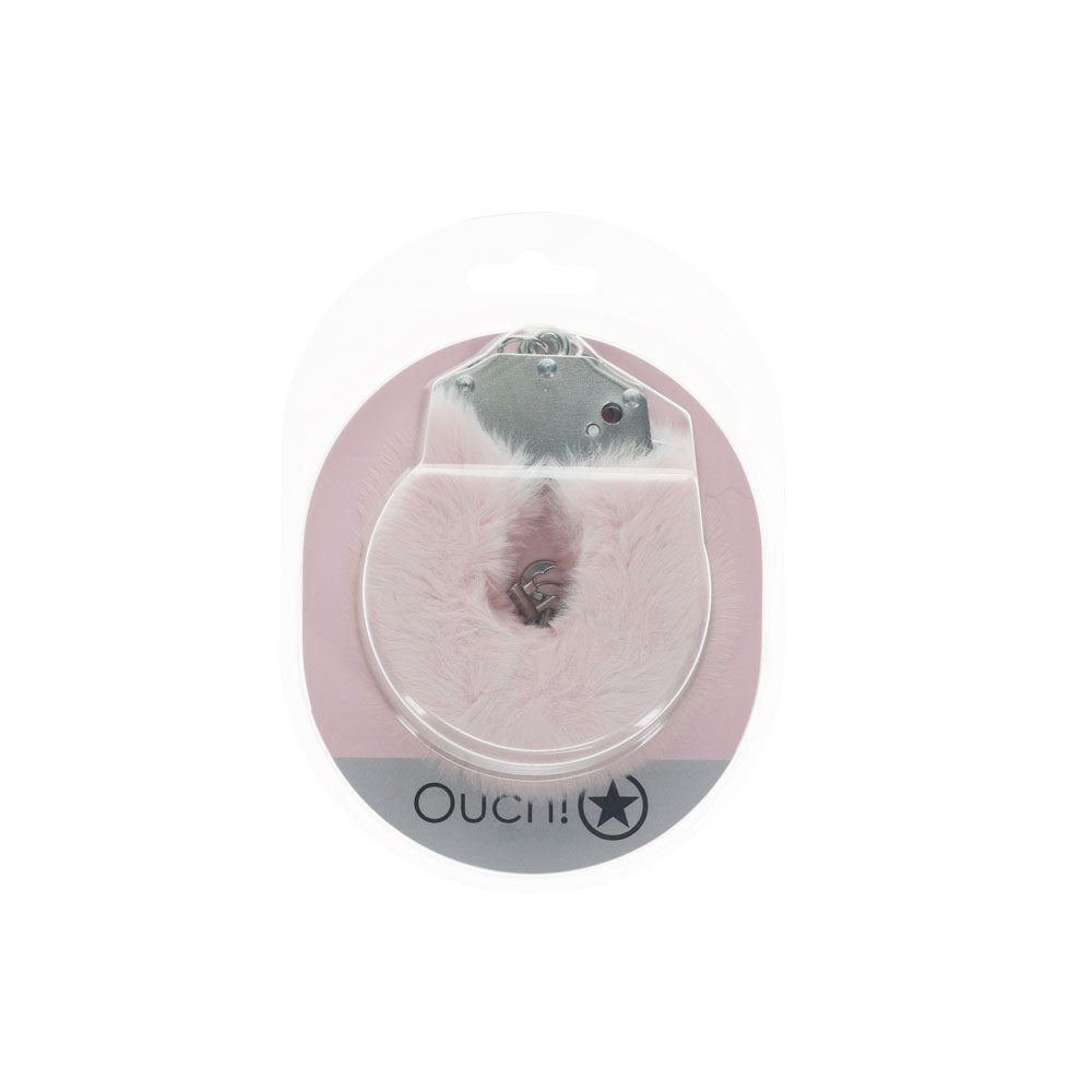 Shots Toys | OUCH! Heavy-Duty Fluffy Cuffs - Powder Pink