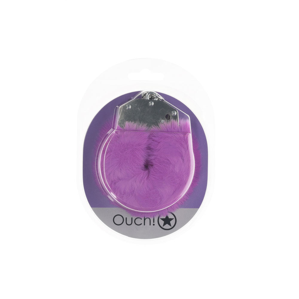 Shots Toys | OUCH! Heavy-Duty Fluffy Cuffs - Purple