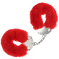 Shots Toys | OUCH! Heavy-Duty Fluffy Cuffs - Red