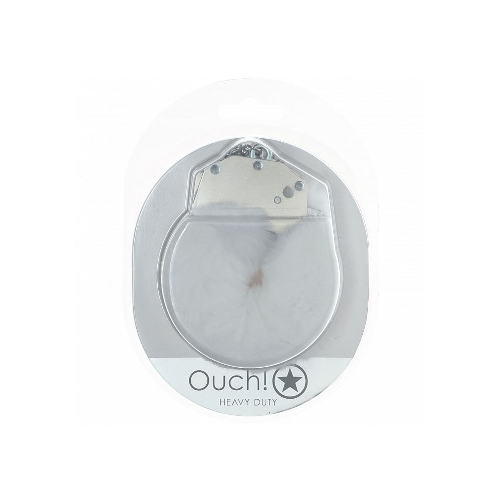 Shots Toys | OUCH! Heavy-Duty Fluffy Cuffs - White