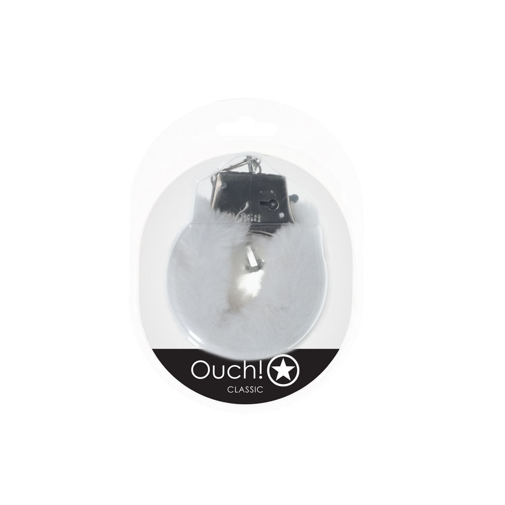 Shots Toys | OUCH! Classic Fluffy Cuffs - White