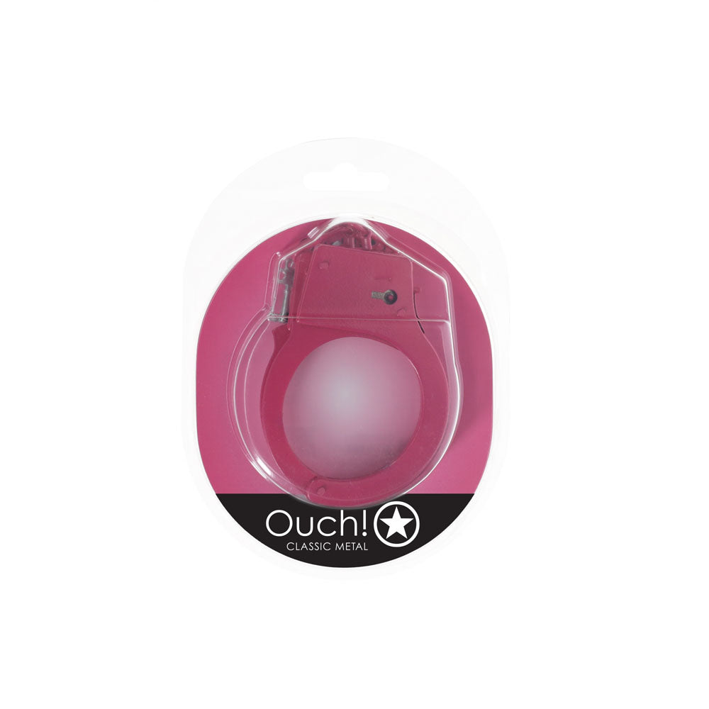 Shots Toys | OUCH! Classic Metal Cuffs - Pink
