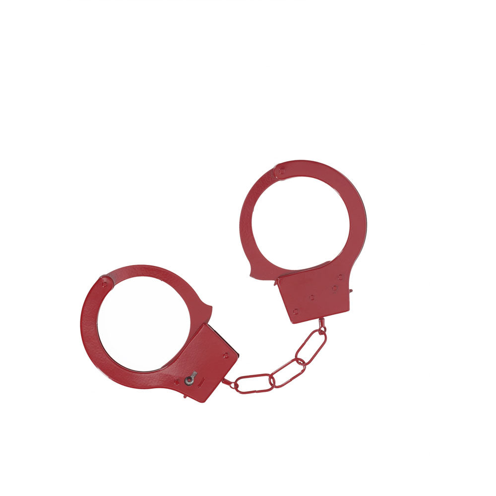 Shots Toys | OUCH! Classic Metal Cuffs - Red