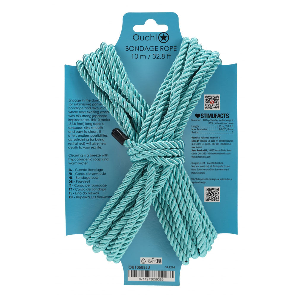 Shots Toys | OUCH! Bondage Rope 10M - Blue