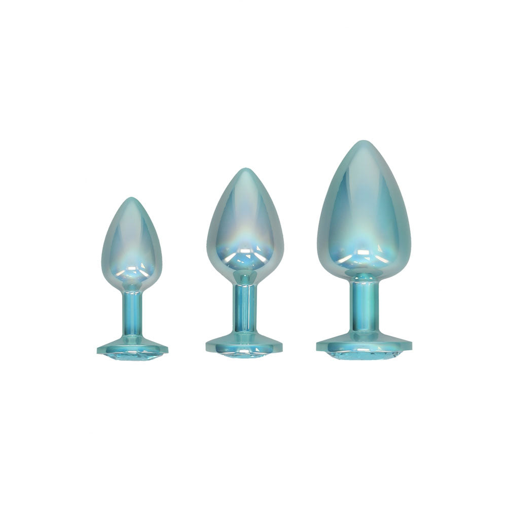 Shots Toys | OUCH! Paris Collection - Metal Anal Plug Set - Blue