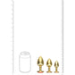 Shots Toys | OUCH! Milan Collection - Metal Anal Plug Set - Gold