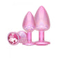 Shots Toys | OUCH! Paris Collection - Metal Anal Plug Set - Pink