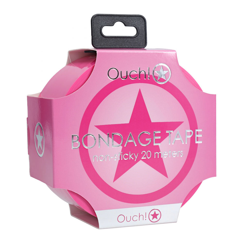 Shots Toys | OUCH! PVC Non-Stick Bondage Tape 20M - Pink