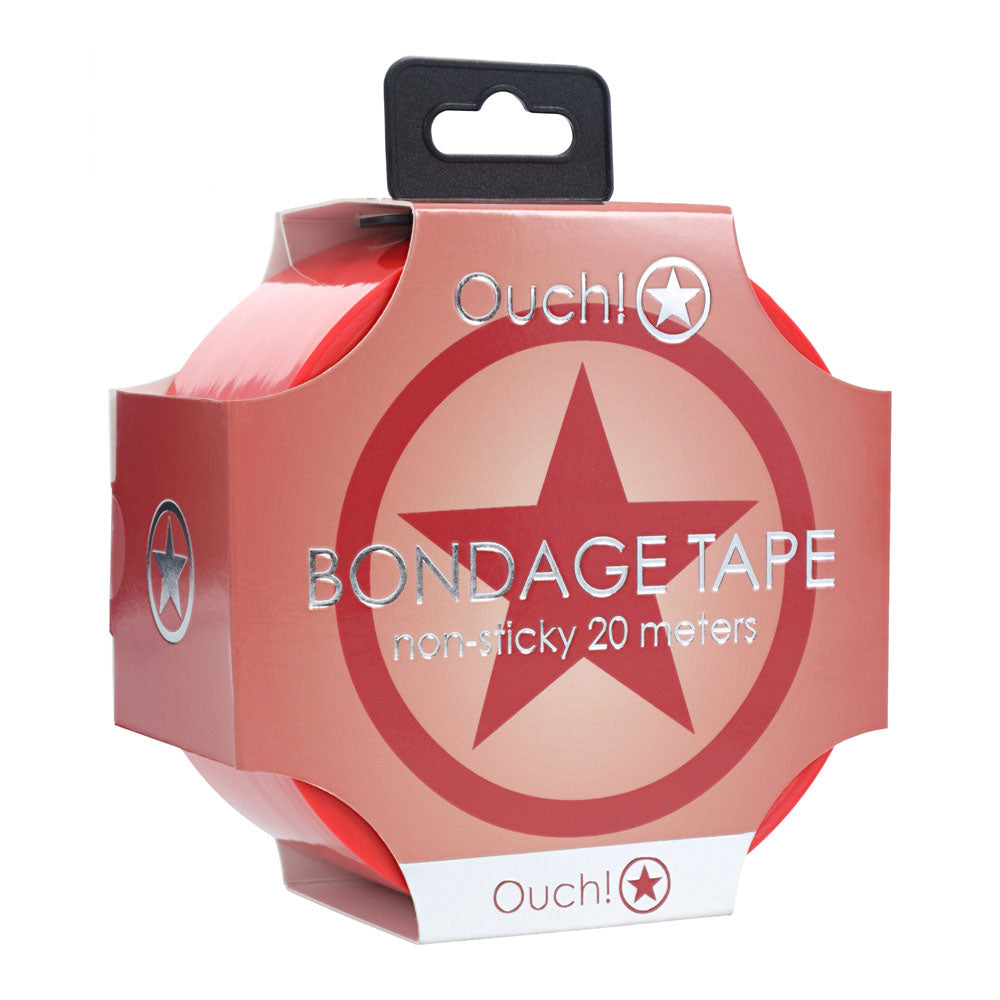 Shots Toys | OUCH! PVC Non-Stick Bondage Tape 20M - Red