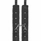 Shots Toys | OUCH! Plush Leather Ankle Cuffs Black