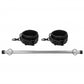 Shots Toys | Ouch! Luxury Spreader Bar Black