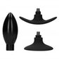 Shots Toys | OUCH! Interchangeable Butt Plug Set - Rounded Large Black