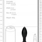Shots Toys | OUCH! Interchangeable Butt Plug Set - Rounded Large Black