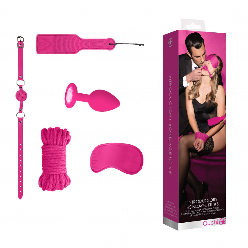 Shots Toys | OUCH! Introductory Bondage Kit #5 Pink