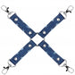Shots Toys | Ouch! Denim Hog Tie - Roughend Denim Style - Blue
