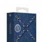 Shots Toys | Ouch! Denim Hog Tie - Roughend Denim Style - Blue