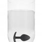 Shots Toys | OUCH! Large Diamond Butt Plug With Handle - Black 8.6 cm Butt Plug with Gem Base