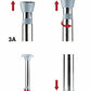 Shots Toys | Ouch! Dance Pole - Silver