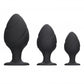 Shots Toys | OUCH! Swirled Butt Plug Set - Black