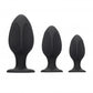 Shots Toys | OUCH! Diamond Shape Butt Plug Set - Black