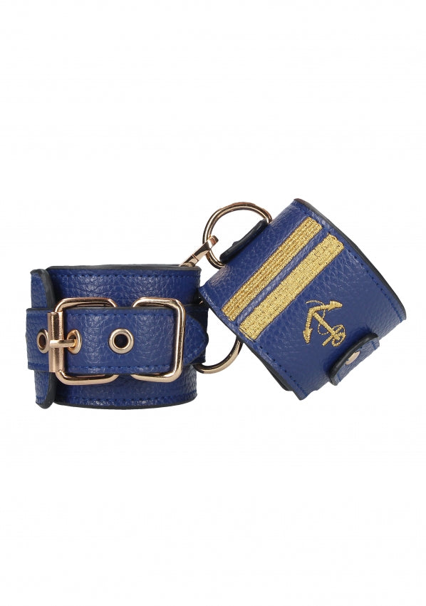 Shots Toys | Ouch! Wrist Cuffs - Sailor Theme - Blue