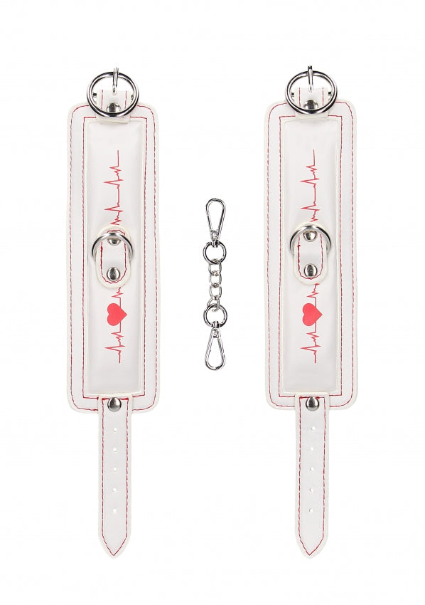 Shots Toys | Ouch! Ankle Cuffs - Nurse Theme - White