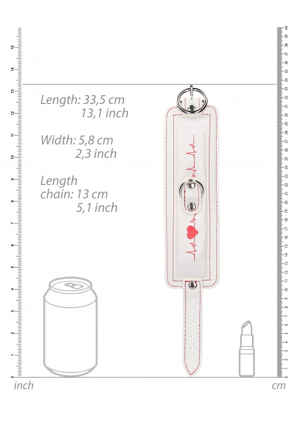 Shots Toys | Ouch! Ankle Cuffs - Nurse Theme - White