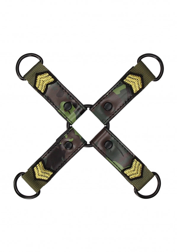 Shots Toys | Ouch! Hogtie Connector - Army Theme - Green