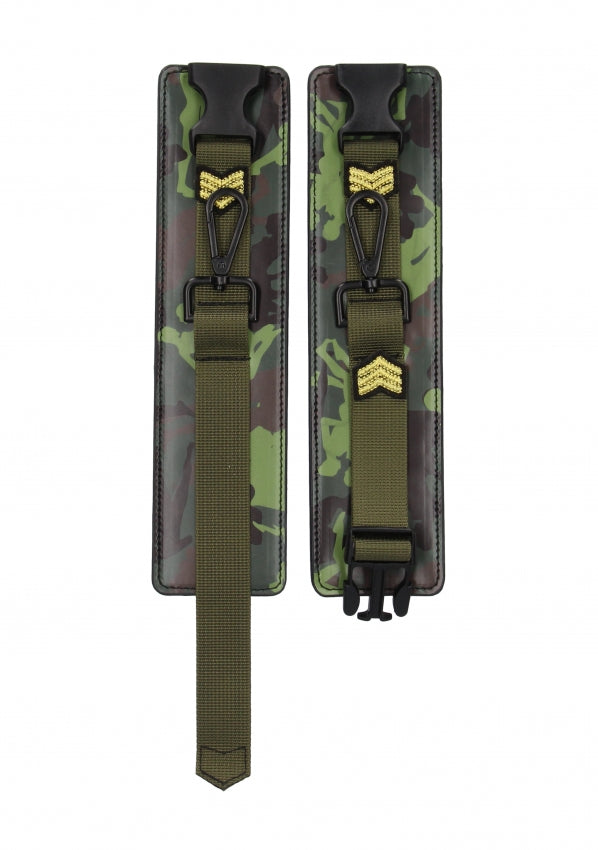 Shots Toys | Ouch! Wrist Cuffs - Army Theme - Green