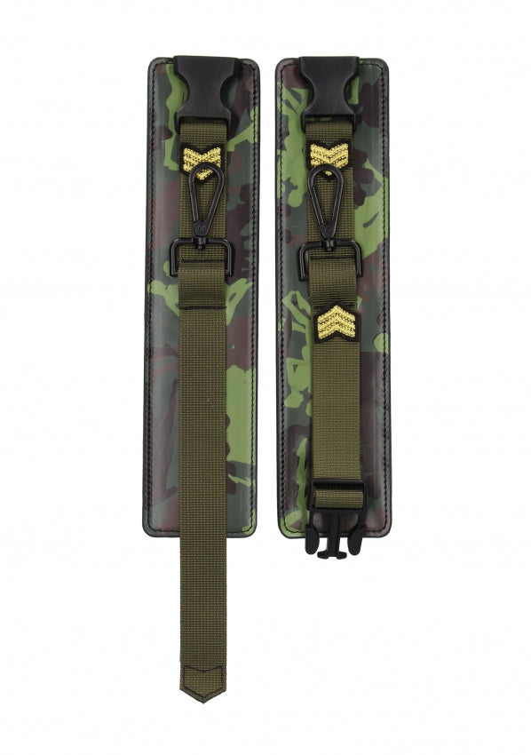 Shots Toys | Ouch! Ankle Cuffs - Army Theme - Green