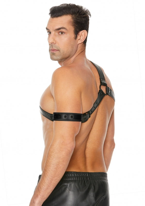 Shots Toys | OUCH! Gladiator Harness - One Size - Black