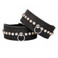 Shots Toys | Ouch! Diamond Studded Wrist Cuffs - Black
