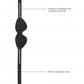 Shots Toys | Ouch! Diamond Studded Eye Mask - Black