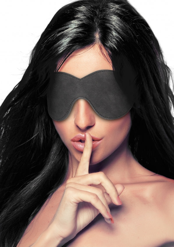 Shots Toys | Ouch! Diamond Studded Eye Mask - Black