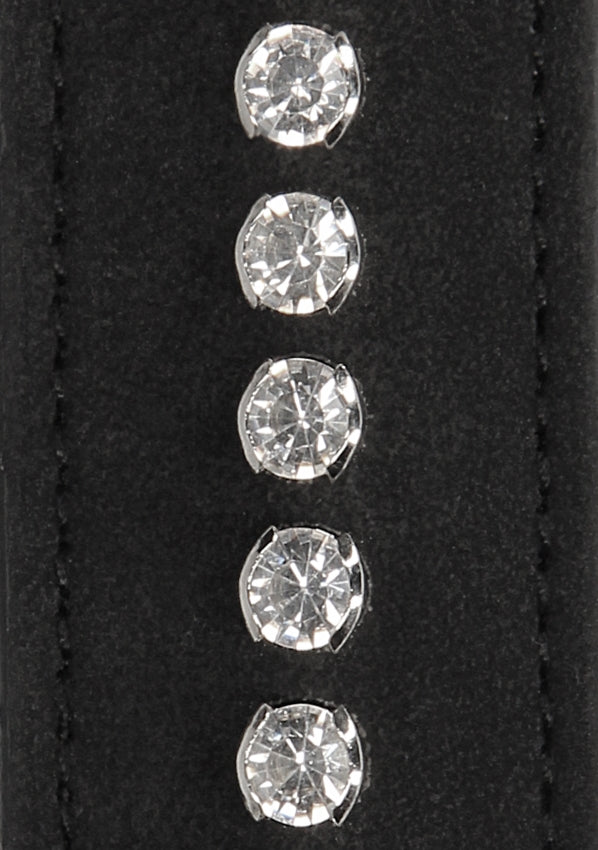 Shots Toys | Ouch! Diamond Studded Eye Mask - Black