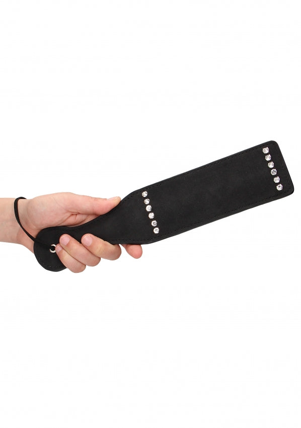 Shots Toys | Ouch! Diamond Studded Paddle - Black