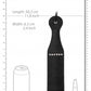 Shots Toys | Ouch! Diamond Studded Paddle - Black