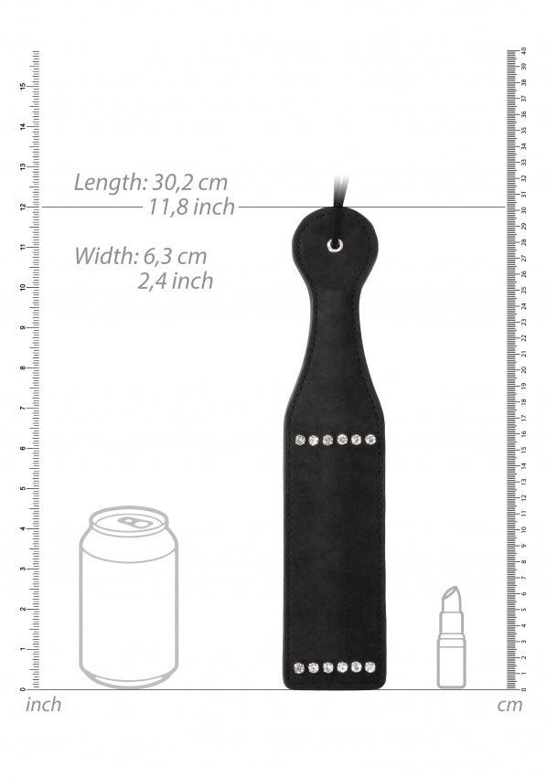 Shots Toys | Ouch! Diamond Studded Paddle - Black
