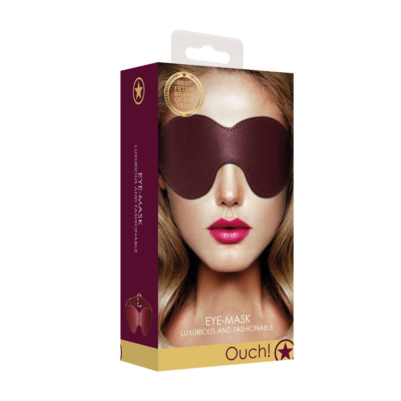 Shots Toys | OUCH! Halo - Burgundy Eye Mask
