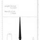 Shots Toys | Ouch! Ass Spike Dildo 34cm Black