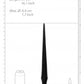Shots Toys | Ouch! Ass Spike Dildo 42cm Black