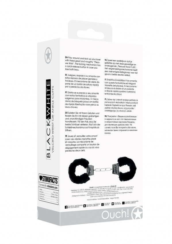 Shots Toys | OUCH! Velcro Hand or Ankle Cuffs - With Adjustable Straps
