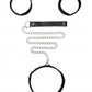 Shots Toys | OUCH! Velcro Collar With Leash And Handcuffs - With Adjustable Straps