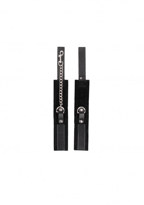 Shots Toys | OUCH! Velcro Collar With Leash And Handcuffs - With Adjustable Straps