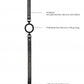 Shots Toys | OUCH! Silicone Ring Gag - With Adjustable Bonded Leather Straps