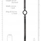 Shots Toys | OUCH! Silicone Ring Gag - With Adjustable Bonded Leather Straps
