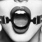 Shots Toys | OUCH! Silicone Ring Gag - With Adjustable Bonded Leather Straps