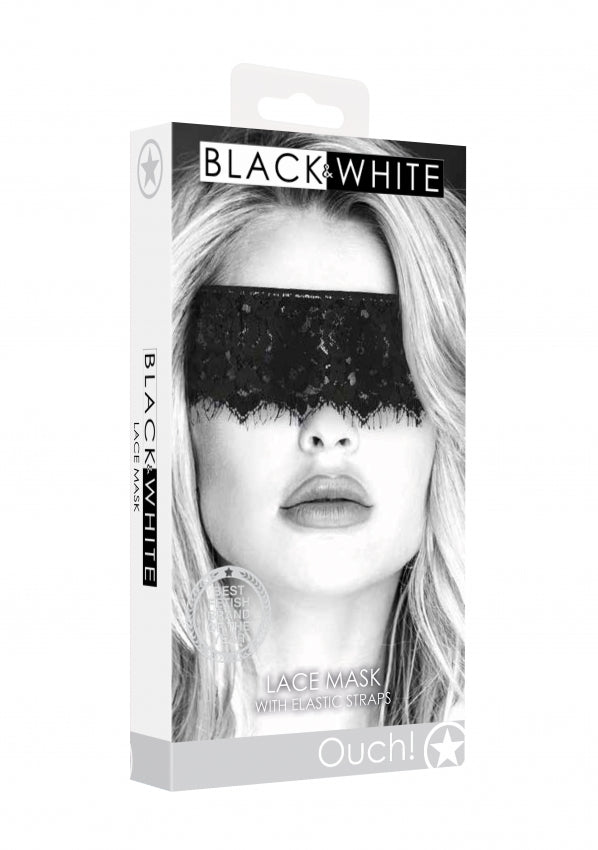 Shots Toys | OUCH! Lace Mask - With Elastic Straps