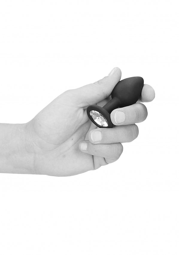 Shots Toys | OUCH! Silicone Butt Plug with Removable Jewel