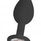 Shots Toys | OUCH! Silicone Butt Plug with Removable Jewel